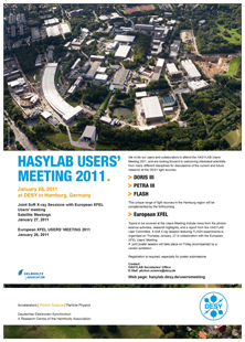 HASYLAB Nutzertreffen 2011 Poster