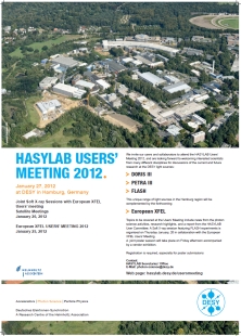 HASYLAB Nutzertreffen 2011 Poster