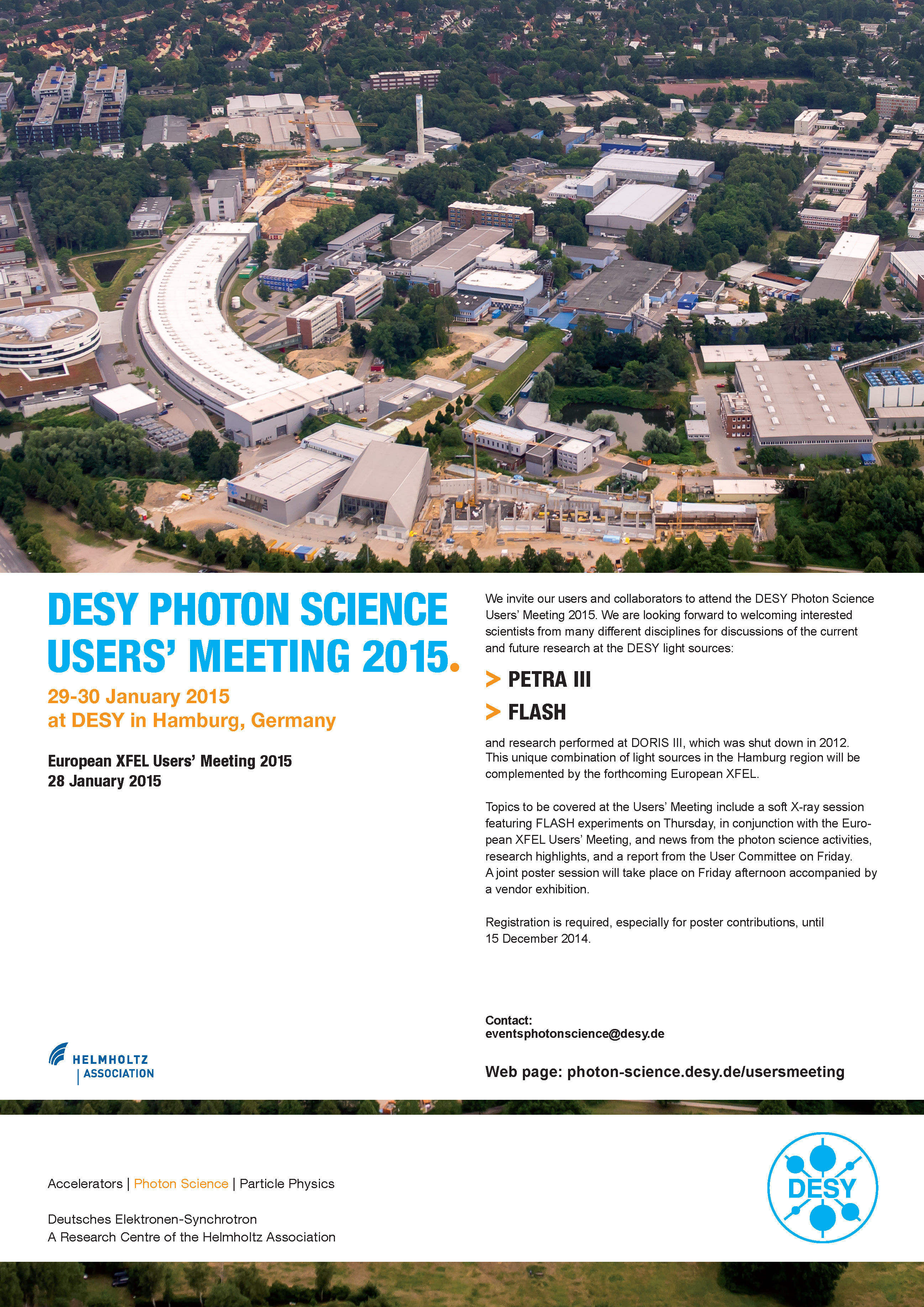 Photon Science Nutzertreffen 2015 Poster